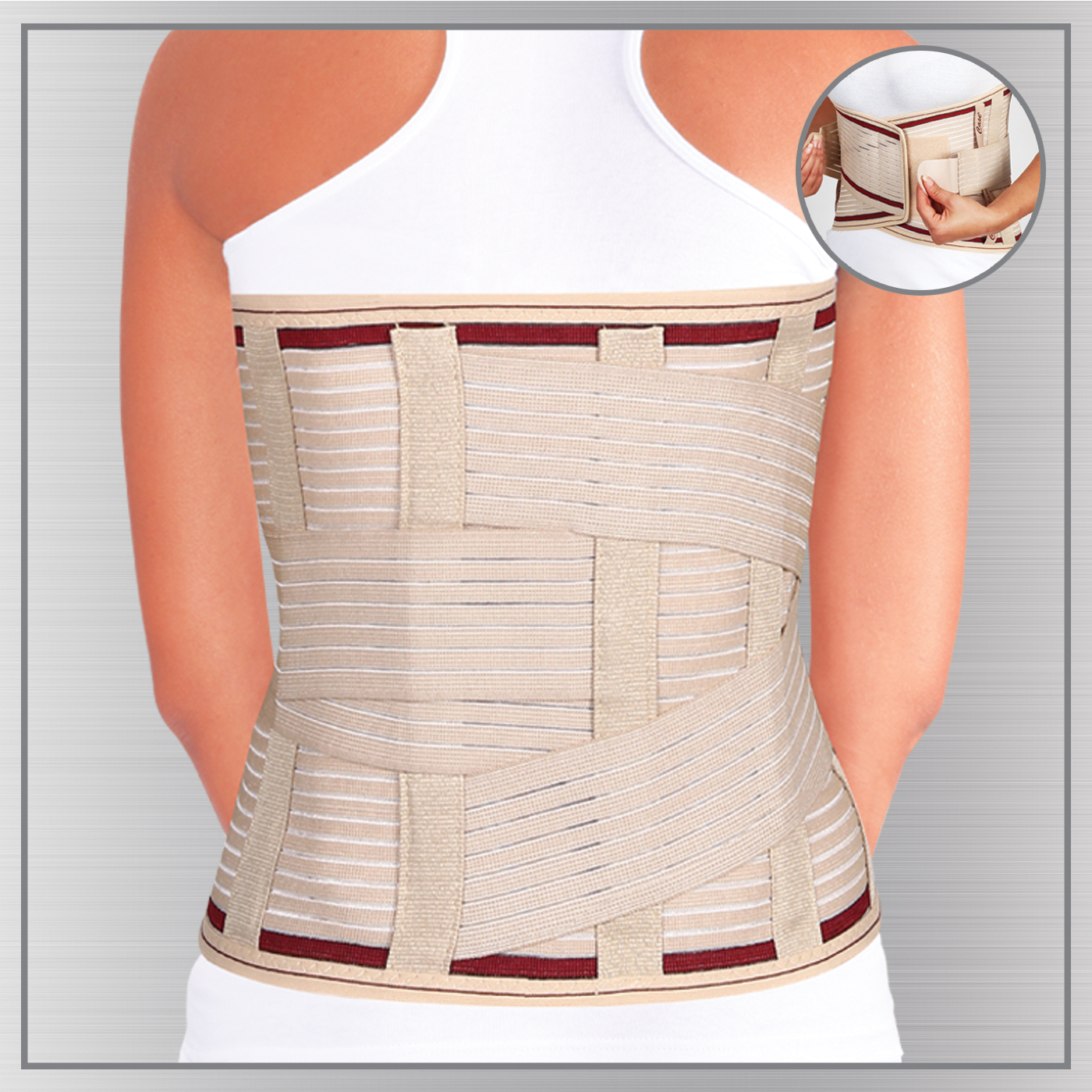 Post Cardiac Surgery Chest Support Belt goural AM-TX-02 :  -  Orthopédiste-Orthésiste à Montargis. Orthèses de main thermoformables et  corsets sur-mesure.